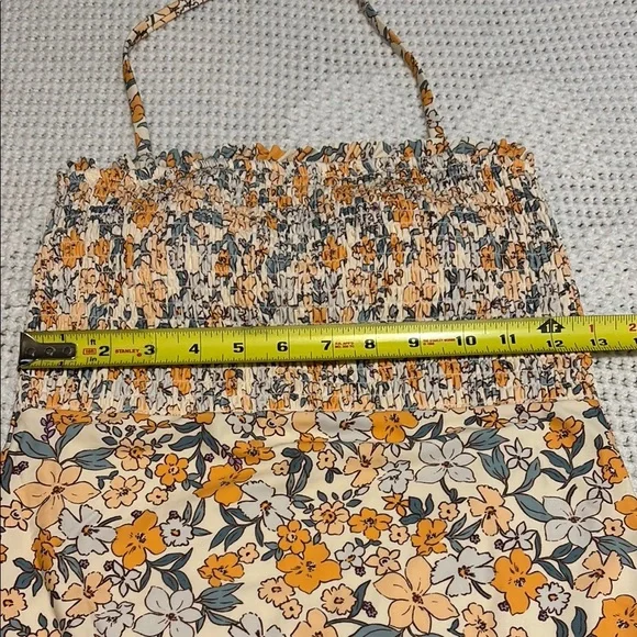 Cupshe Elodie Ditsy Floral Smocked Frill One Piece Swimsuit - Picture 12 of 13